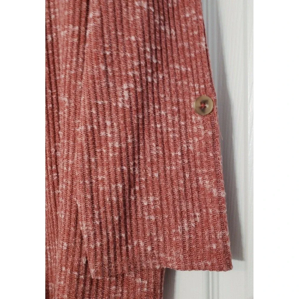 No Boundries Junior Cardigan.‎ Top Size XL 15/17 Rust button down.